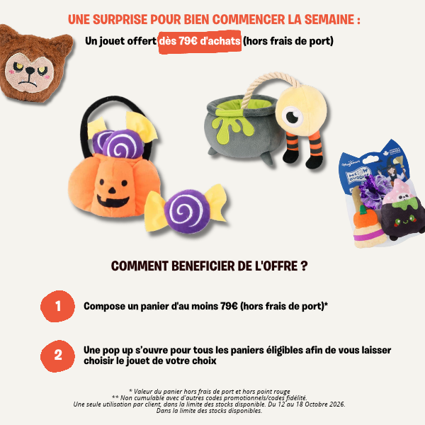 peluche pour chien offerte inooko